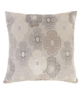 Подушка WICKER 50x50cм, цветы, 100% полиэстер, ткань-110