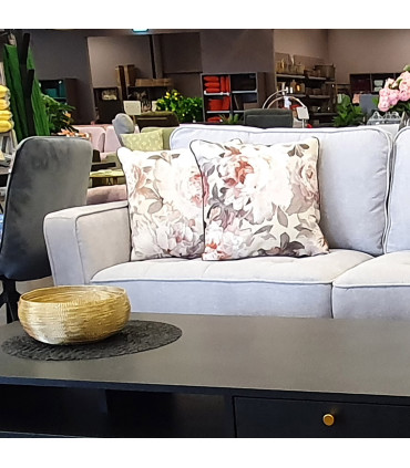 Padi HOLLY 45x45cm, roosad pojengid