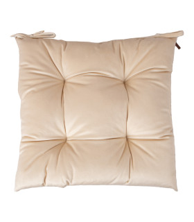 Подушка на стул VELVET 40x40cm, бежевый