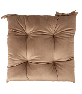 Подушка на стул VELVET 40x40cm, золотой бежевый
