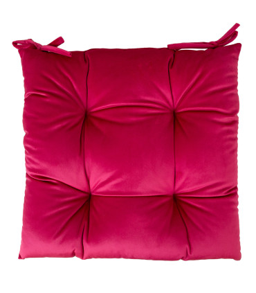 Подушка на стул VELVET 40x40cm, темно-розовый