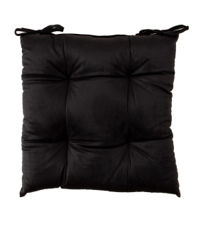 Подушка на стул VELVET 40x40cm, черный