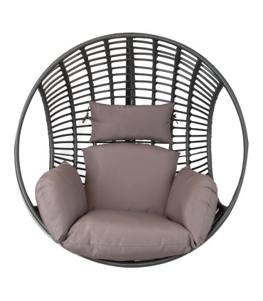 Подушка на подвесное кресло DROPLET, серо-коричневый