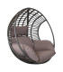 Подушка на подвесное кресло DROPLET, серо-коричневый