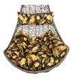 Подушка для подвесного кресла COCO, тропические цветы на темном фоне