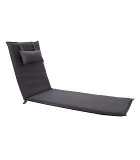 Lamamistooli kate WICKER 55x195xH3cm, tumehall, 100% polüester