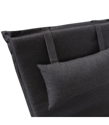 Покрытие для шезлонга  WICKER 55x195x3см, темно-серый