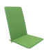 Покрытие для стула со спинкой OHIO 50x120x2,5см, зеленый