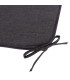 Подушка на стул SUMMER 39x39cm, темно-серый