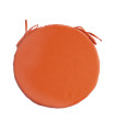 Покрытие для стула FRANKFURY 2, D38xH2,5см, оранжевый, 100%полиэстер, ткань 839