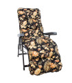 Покрытие для стула BADEN-SUMMER 48x165см, темный цветочный