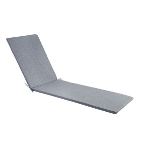 Покрытие для шезлонга SIMPLE GREY 55x195x3cm, серый, 100%полиэстер, ткань 757