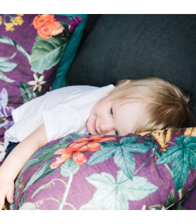 Padi AMAZONIA 45x45cm, lilled lillal põhjal, 100%puuvill, kangas 249