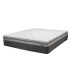 Кровать SANDRA с матрасом HARMONY TOP (86864) 160x200см, обивка из мебельного текстиля, цвет: светло-серый