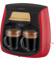 Kohvimasin kahele tassile Sencor SCE2101RD, punane