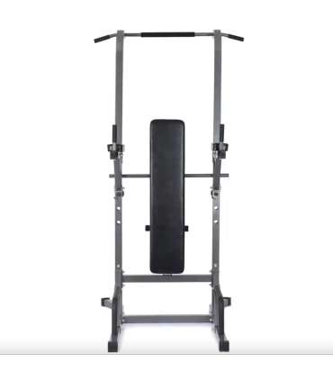 Sports complex with a bench and bars