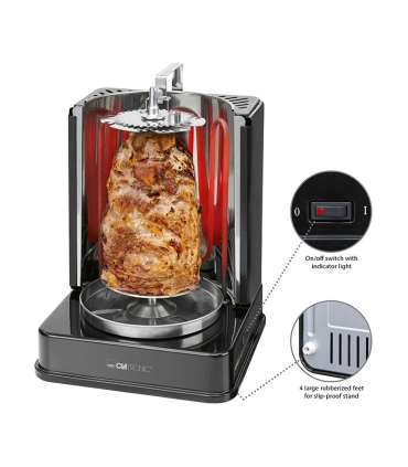 Электрический гриль /Электрошашлычница Clatronic DVG 3686