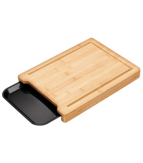 Bambusest lõikelaud sahtliga Smile SDB-5