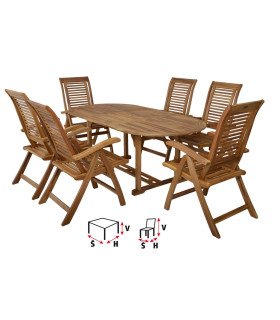 Aiamööbli komplekt HECHT CAMBERET SET 6