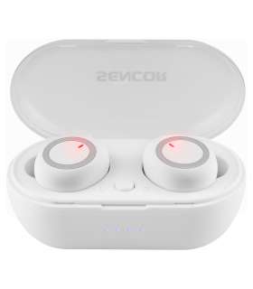 Bluetooth kõrvaklapid Sencor SEP510BTWH, valge