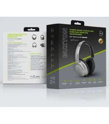 Mürasummutusega kõrvaklapid Buxton BHP18000S, hõbe