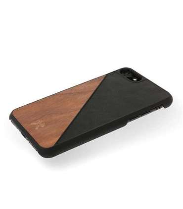Woodcessories EcoSplit Wooden+Leather iPhone 7+ / 8+  Walnut/black eco249