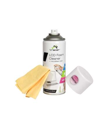 Tracer 42106 LCD Foam Cleaner + Microfiber Cloth 400ml