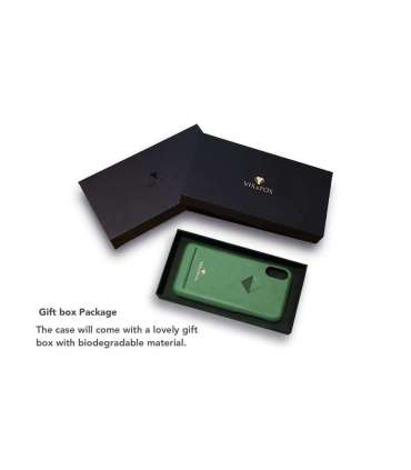 VixFox Card Slot Back Shell for Iphone X/XS forest green