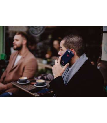 VixFox Card Slot Back Shell for Iphone XSMAX navy blue