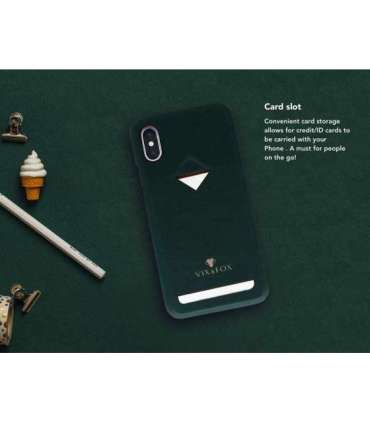 VixFox Card Slot Back Shell for Samsung S9 forest green