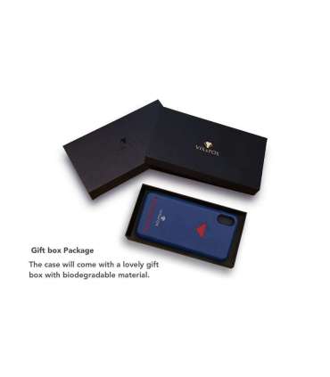 VixFox Card Slot Back Shell for Samsung S9 navy blue