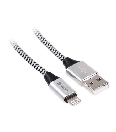 Tracer 46268 Lighting USB 2.0 Iphone AM 1m Black Silver