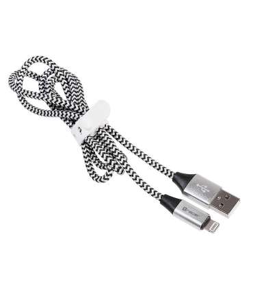 Tracer 46268 Lighting USB 2.0 Iphone AM 1m Black Silver