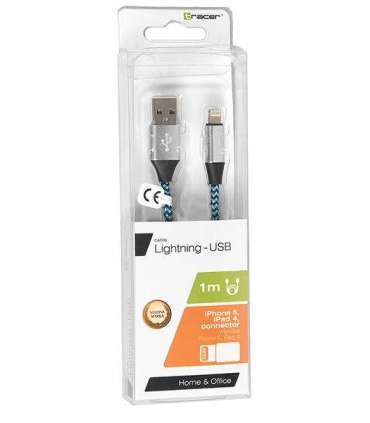 Tracer 46269 Lighting USB 2.0 Iphone AM 1m Black Blue