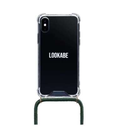 Lookabe Necklace iPhone X/Xs gold green loo013