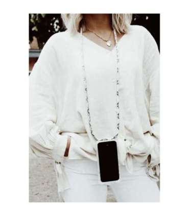 Lookabe Necklace Snake Edition iPhone 7/8+ silver snake loo017