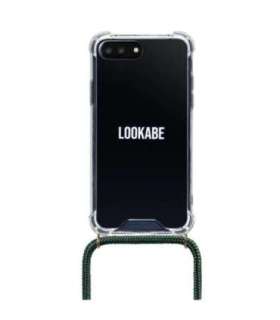 Lookabe Necklace iPhone 7/8+ gold green loo012