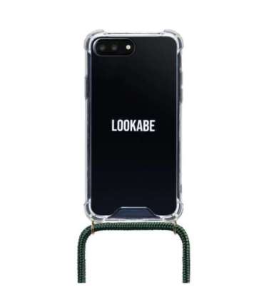 Lookabe Necklace iPhone 7/8+ gold green loo012