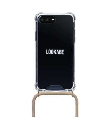 Lookabe Necklace iPhone 7/8+ gold nude loo007