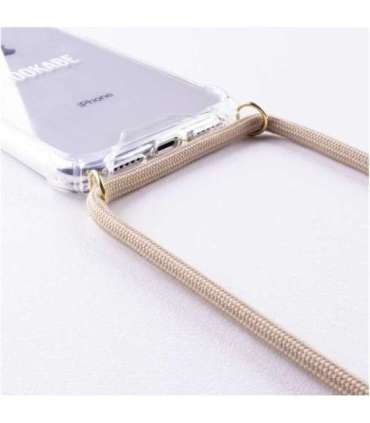 Lookabe Necklace iPhone 7/8+ gold nude loo007