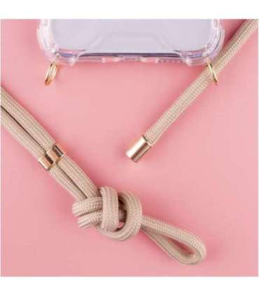 Lookabe Necklace iPhone 7/8+ gold nude loo007