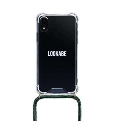 Lookabe Necklace iPhone Xr gold green loo014
