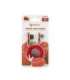 Sbox USB-Micro USB 90 M/M 1.5m USB-MICRO-90R strawberry red