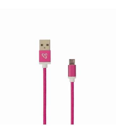 Sbox USB-Micro USB M/M 1.5m USB-10315P Pitaya Pink