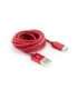 Sbox USB-Type-C M/M 1.5m CTYPE-1.5R Strawberry Red