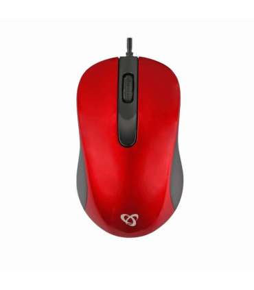 Sbox M-901 Optical Mouse  Red