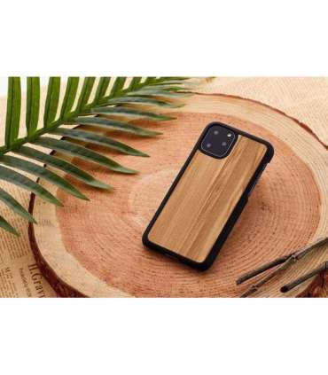 MAN&WOOD SmartPhone case iPhone 11 Pro Max cappuccino black