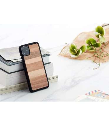 MAN&WOOD SmartPhone case iPhone 11 Pro Max sabbia black