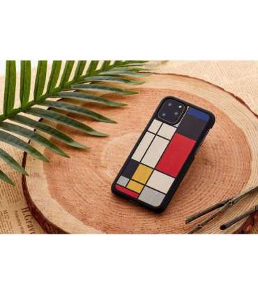 MAN&WOOD SmartPhone case iPhone 11 Pro Max mondrian wood black
