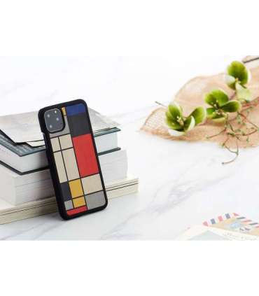 MAN&WOOD SmartPhone case iPhone 11 Pro Max mondrian wood black